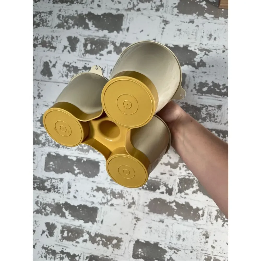 Tupperware | vintage candy caddy with lids plastic